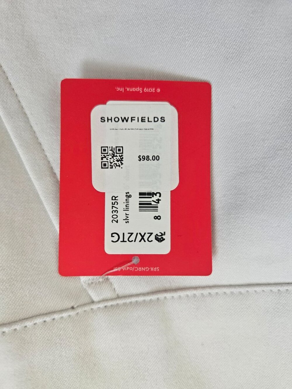 Spanx Silver Linings White Casual Outwear Shorts - Size 2X - Picture 2 of 6